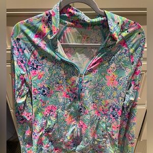 Lilly Pulitzer Full Zip Athletic Jacker